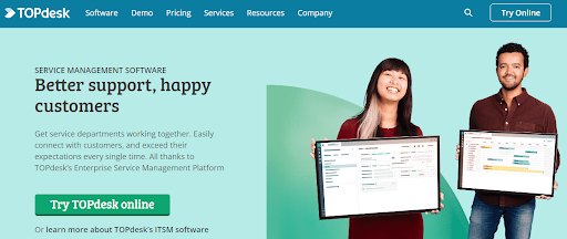 TOPdesk is popular ITSM ticketing tools