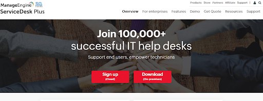 ManageEngine ServiceDesk Plus is top ITSM tool