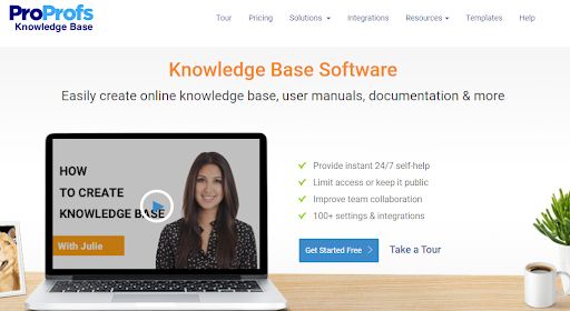 ProProfs Knowledge Base is a self-service tool