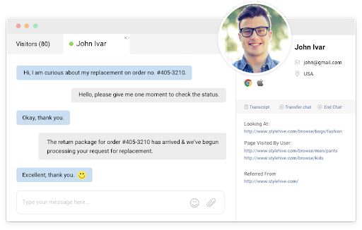 Live chat window are helpful for reducing help desk call