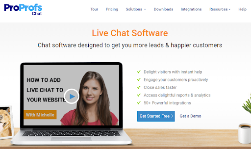 Live chat software for lead genration and happy customer