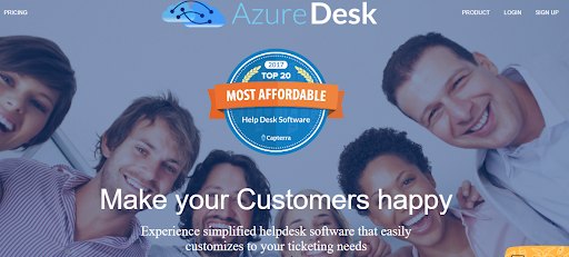 AzureDesk is leading Zendesk competitor 