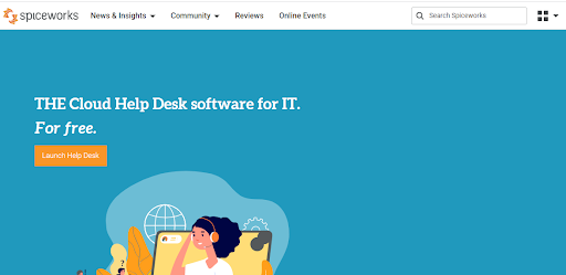 Spiceworks is a free service desk software