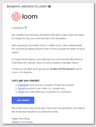 welcome to loom