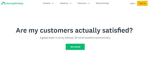 SurveyMonkey is customer communication management and feedback tools