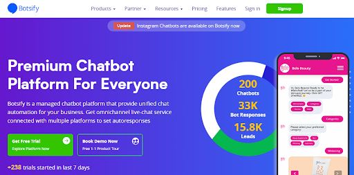 Botsify is a customer communication platform