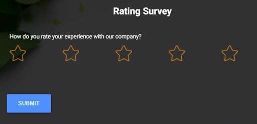 Rating Survey