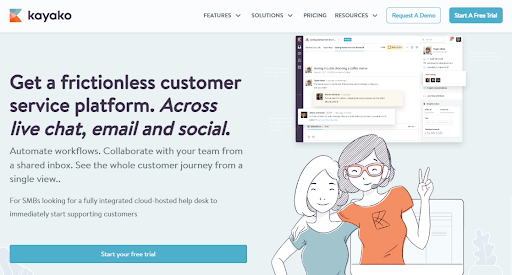 Kayako another popular Zendesk help desk alternative