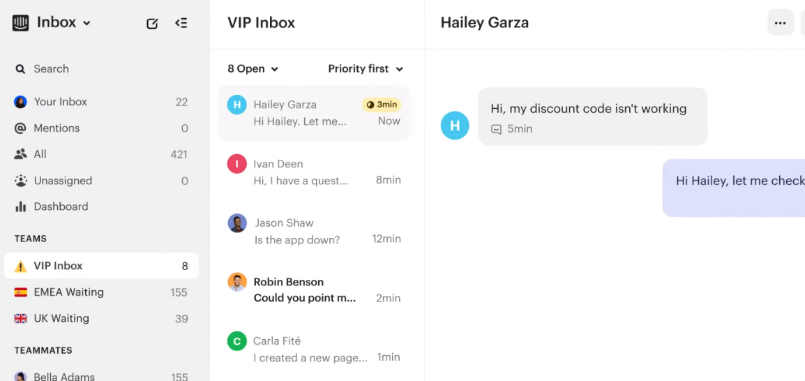 Intercom - Best for AI-powered chatbots