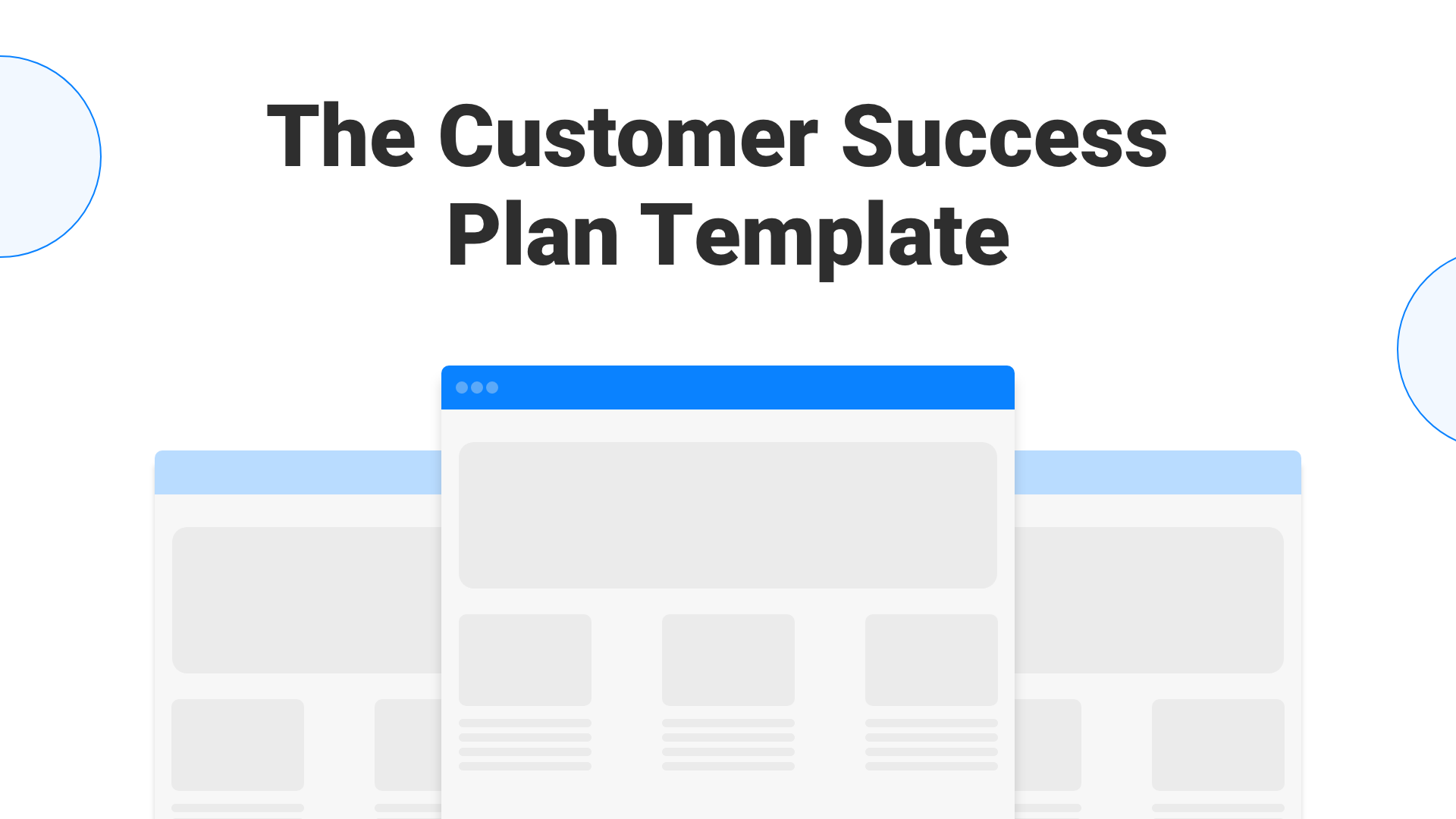 Customer Success Plan