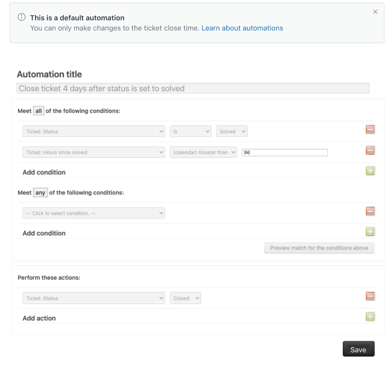 Zendesk Automation