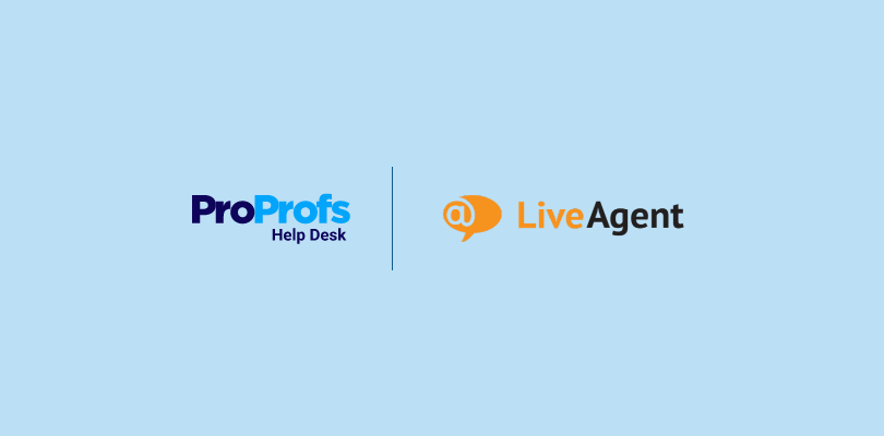 ProProfs Help Desk vs. LiveAgent