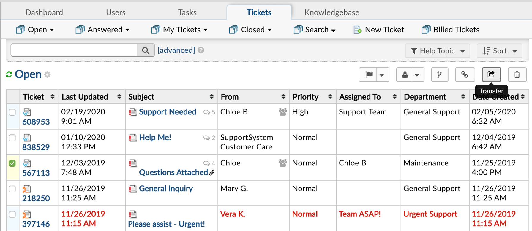 osTicket - Best for Custom Fields