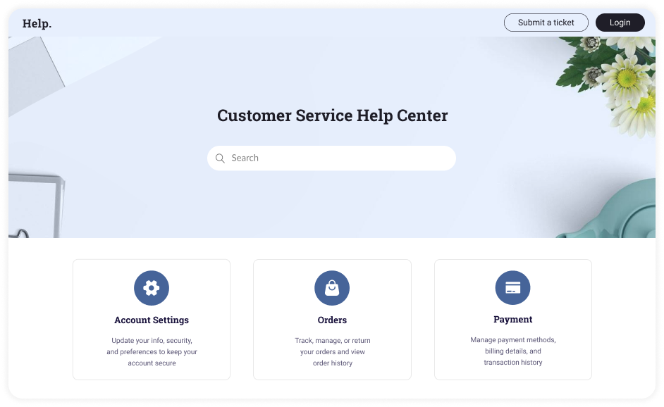 Help Center Template KB