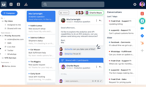 Front - Best for Email Automation 