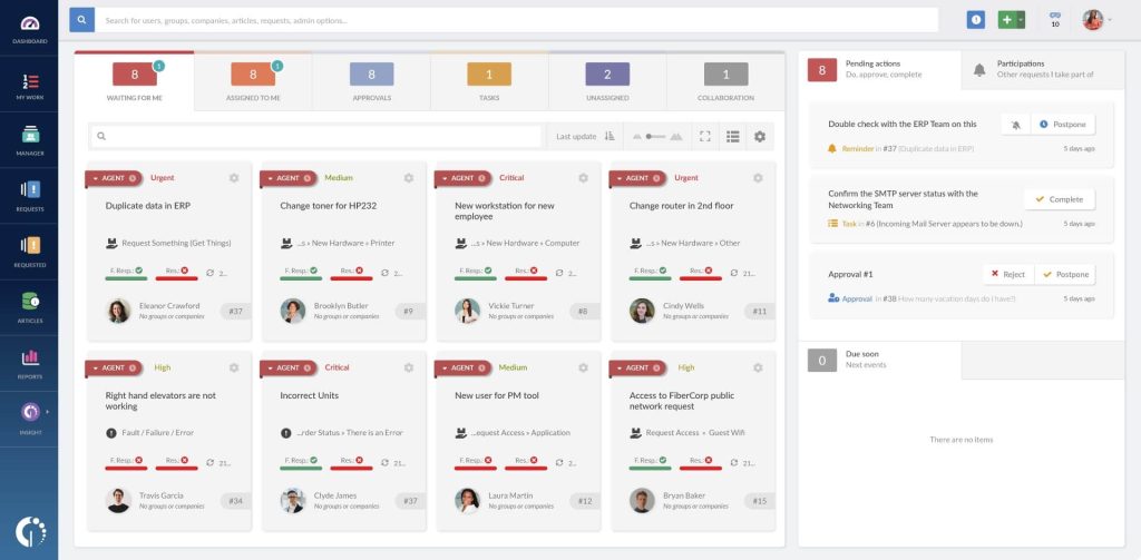 InvGate Service Management screenshot