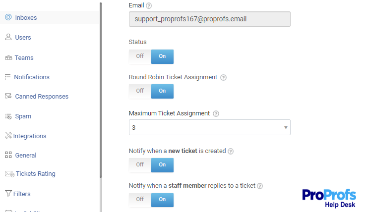 Help desk ticket assignment