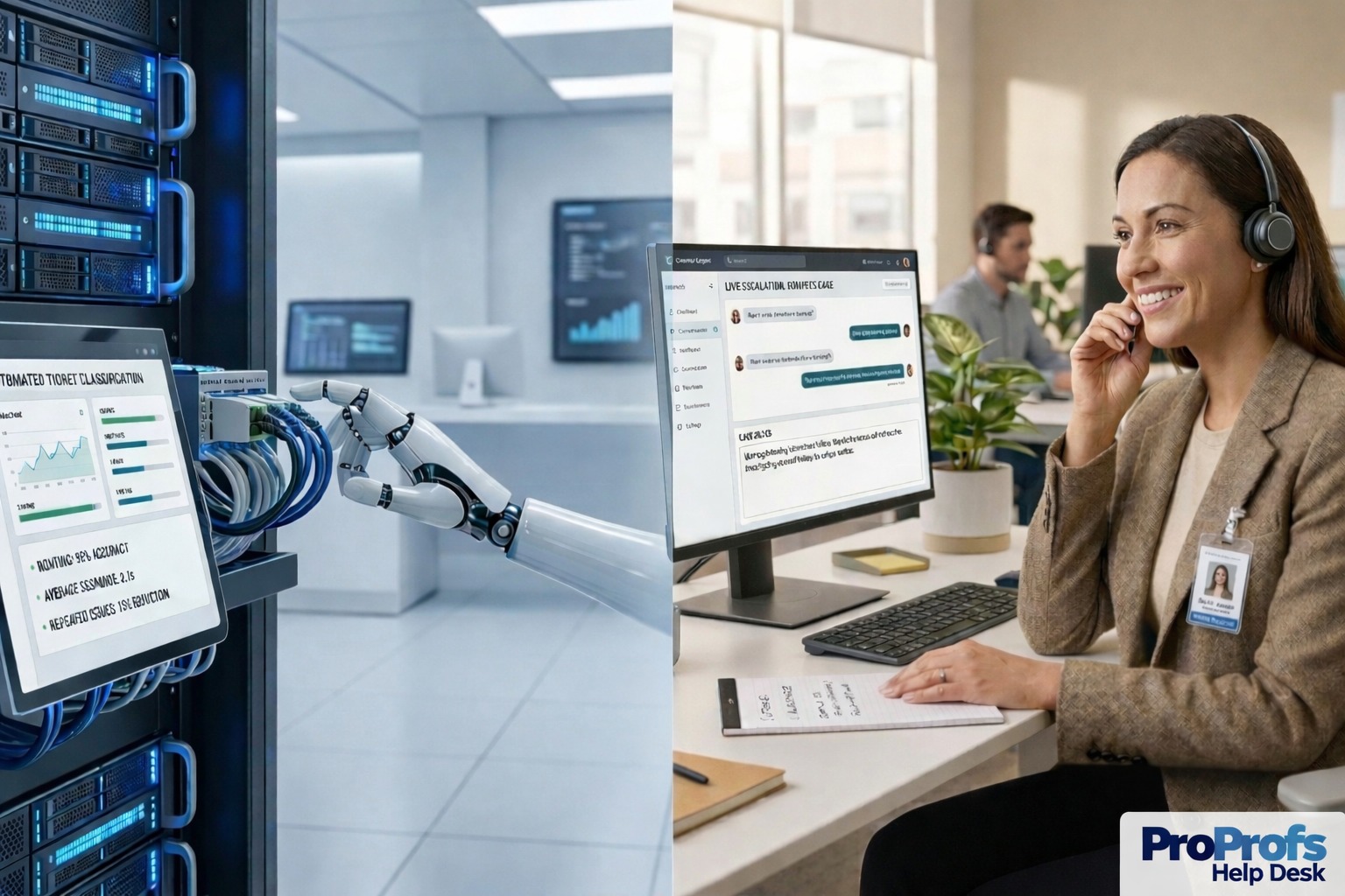 Customer service problem - AI vs. human support