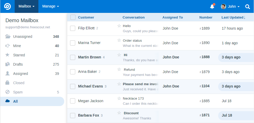 FreeScout - best free ticketing system