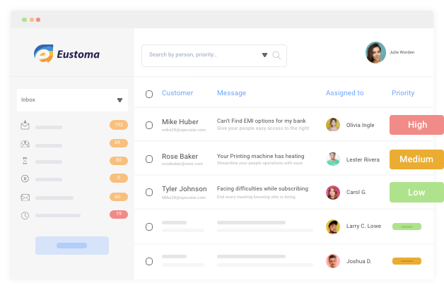 Manage emails for better customer customer support with email management tool