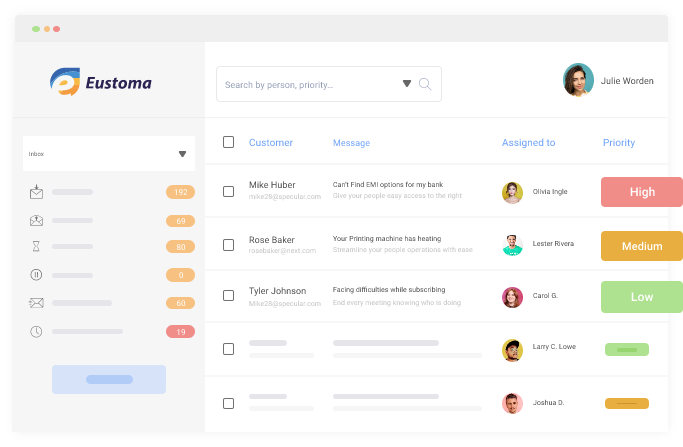 Deliver delightful customer support with the email ticketing system