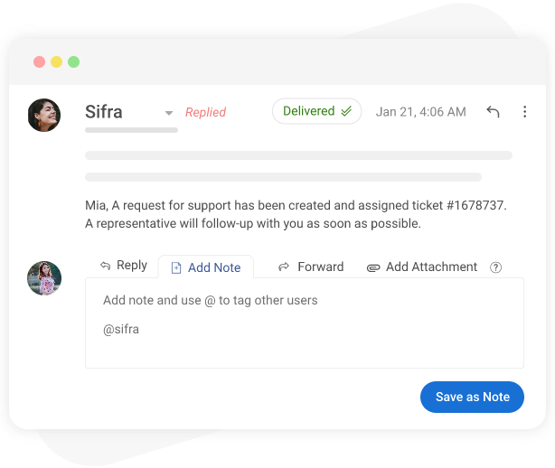 Easily Discuss Issues With Internal Notes