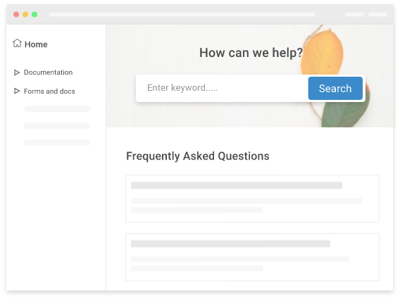 Self-Service with Knowledge Base