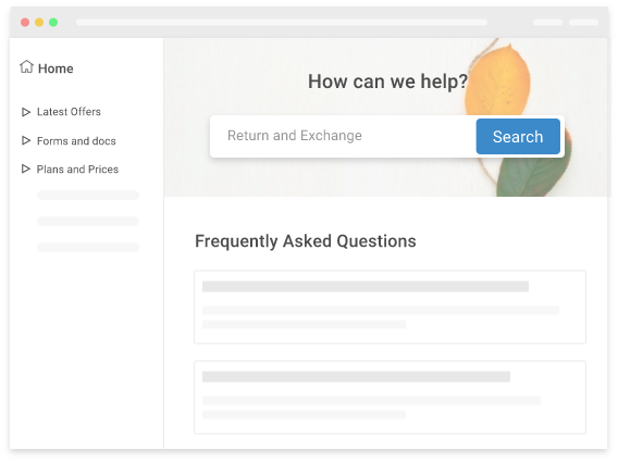 Reducing tickets with self-service knowledge bases