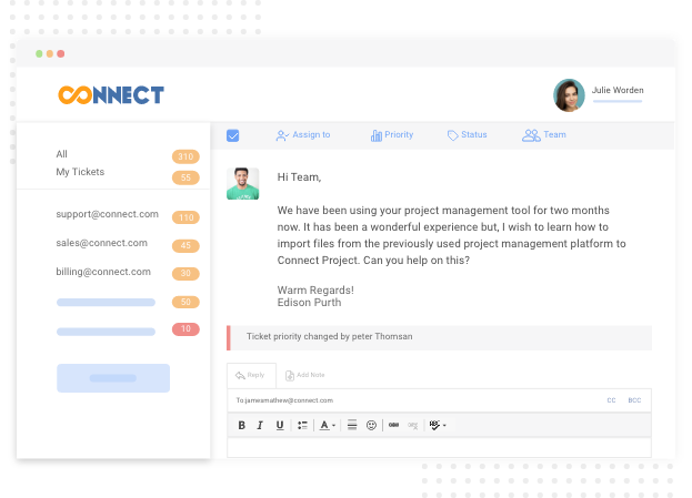 Take all control of your data with help desk tool